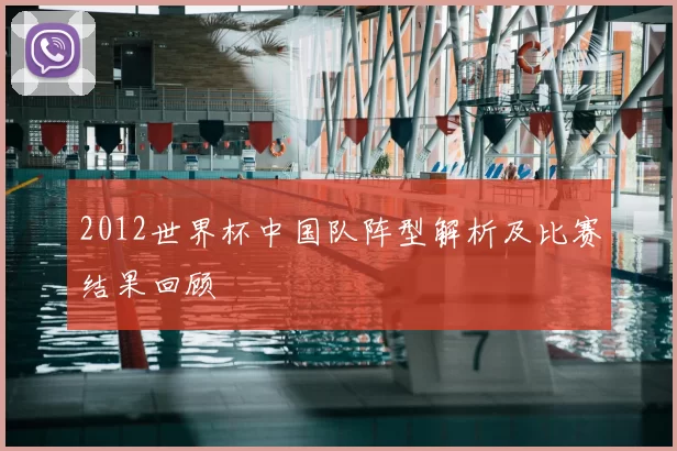 2012世界杯中国队阵型解析及比赛结果回顾